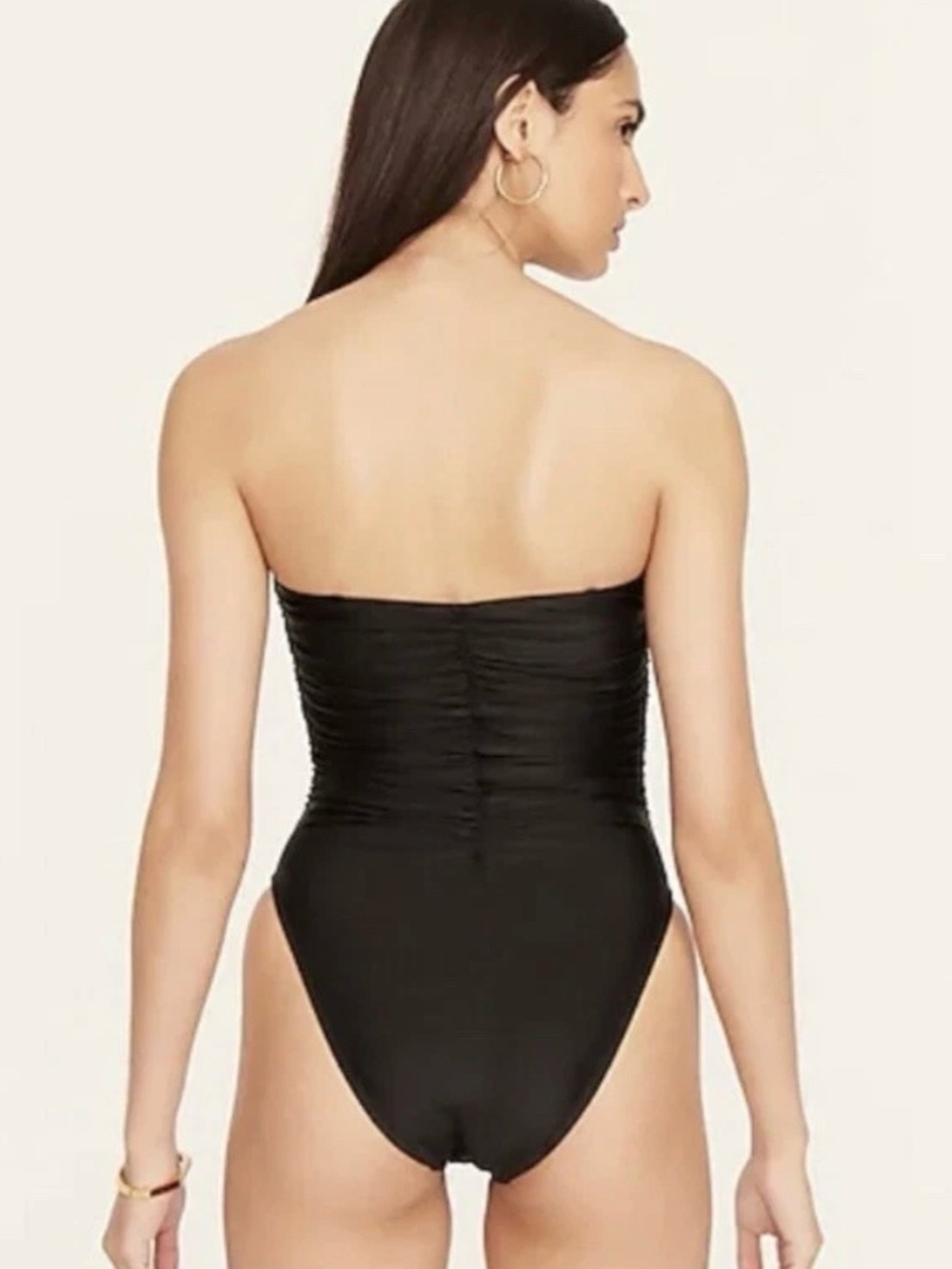J. Crew Ruched One-Piece Swimsuit - Picture 2 of 7